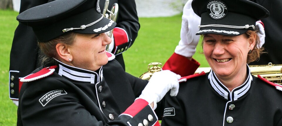 Strømsgodset musikkorps i ny drakt