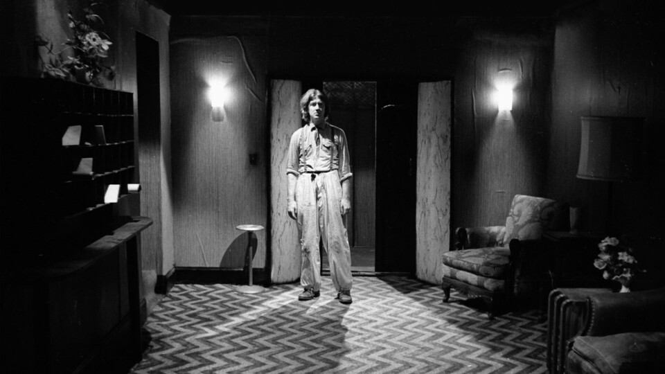 David Lynch på settet av sin første langfilm «Eraserhead»