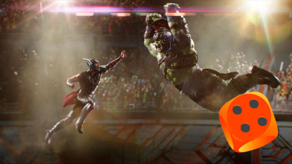 POMPØST: Thor og Hulk havner i et gladiatoroppgjør iscenesatt av underfundige Grandmaster.