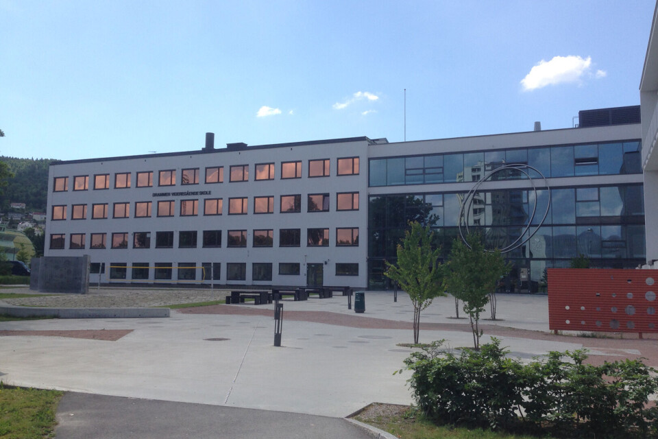 ANKLAGET: Klagen rettes mot en sensor ved Drammen videregående skole. (FOTO: Drammen VGS)