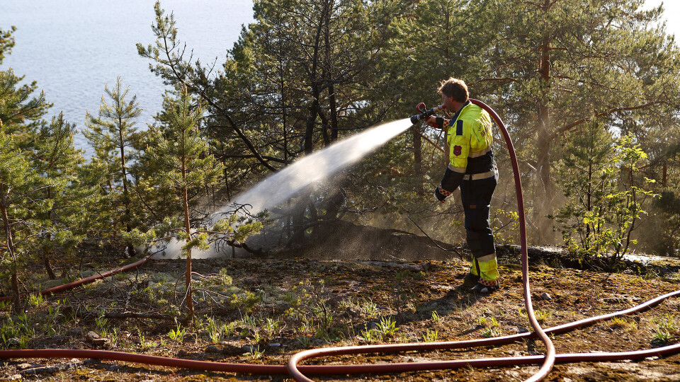 Varslet meget stor skogbrannfare - så tok det fyr