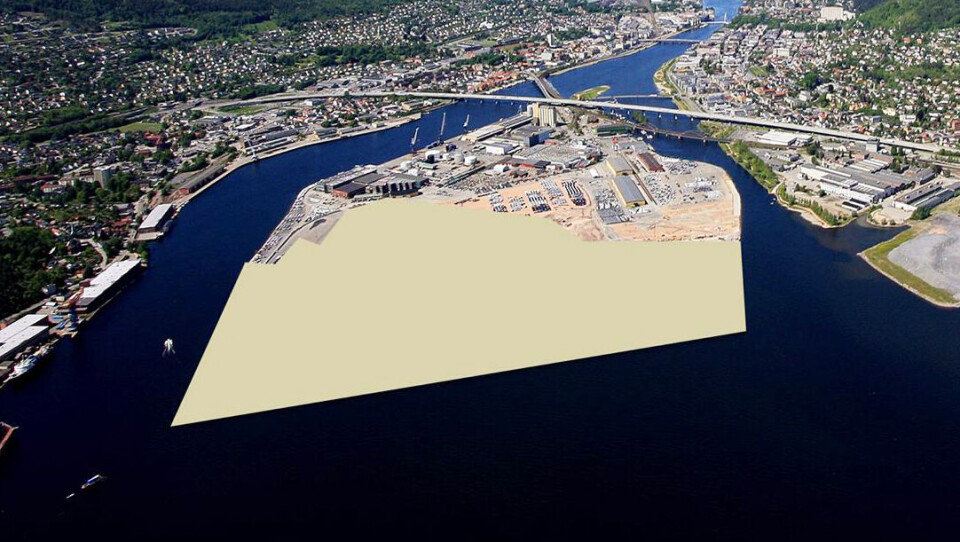 Forsvarer utbyggingen av «monster»-havn på Holmen