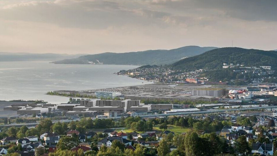 NY HAVN: Planene inkluderer grøntområder i ytterkantene av havna.