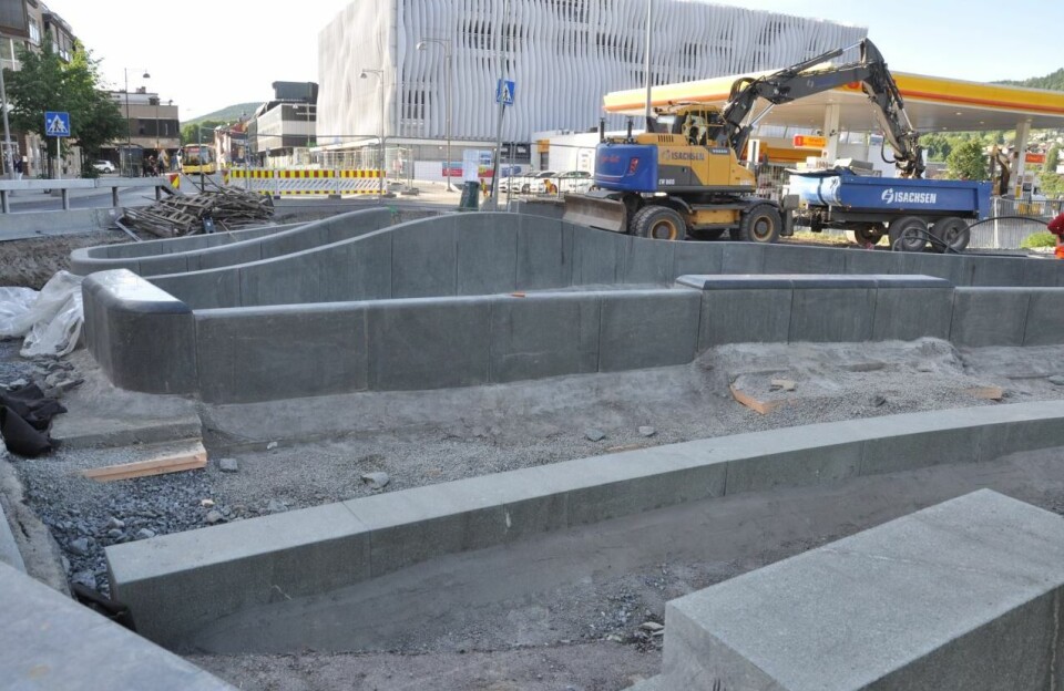 Slik blir arbeidene med siste del av nye Strømsø Torg