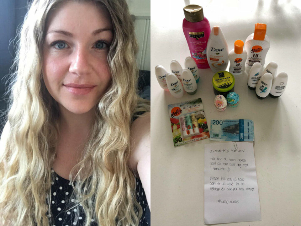 OVERRASKET: Tone Lise Opsahl mener dette er riktig måte å skaffe stamkunder på.