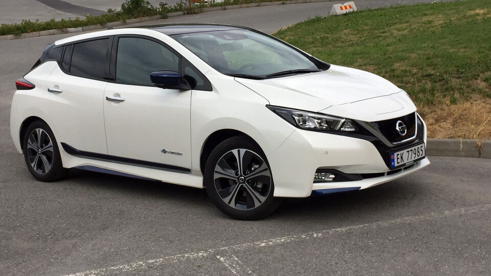 PÅ TOPP: Nye Nissan Leaf troner på toppen over mest solgte enkeltmodell.