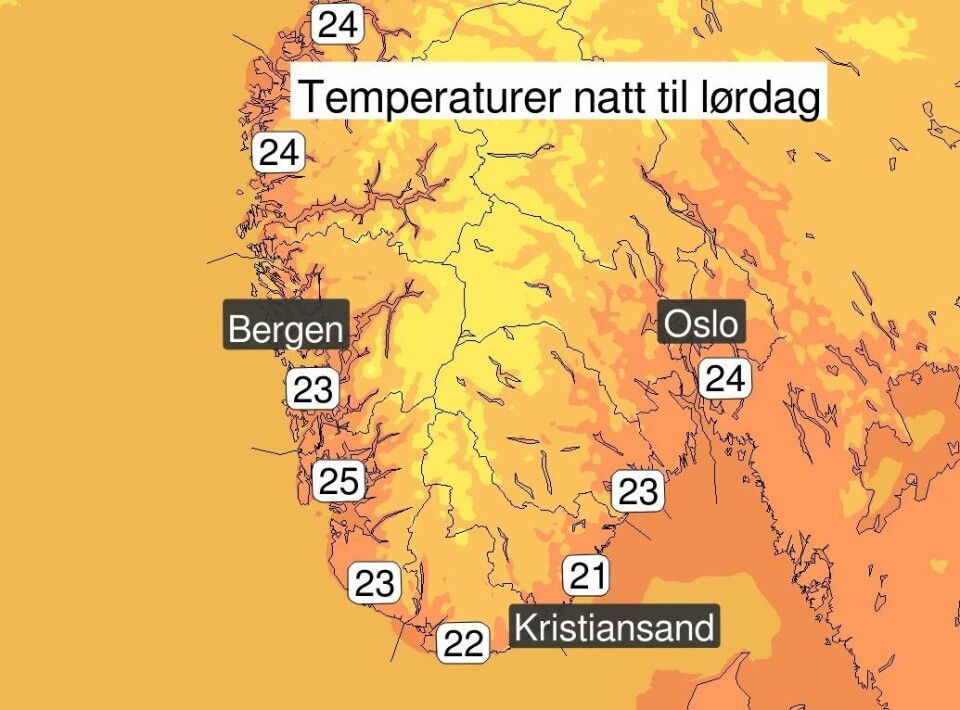 34 (!) grader: Valfartet til badeplassene på årets varmeste dag