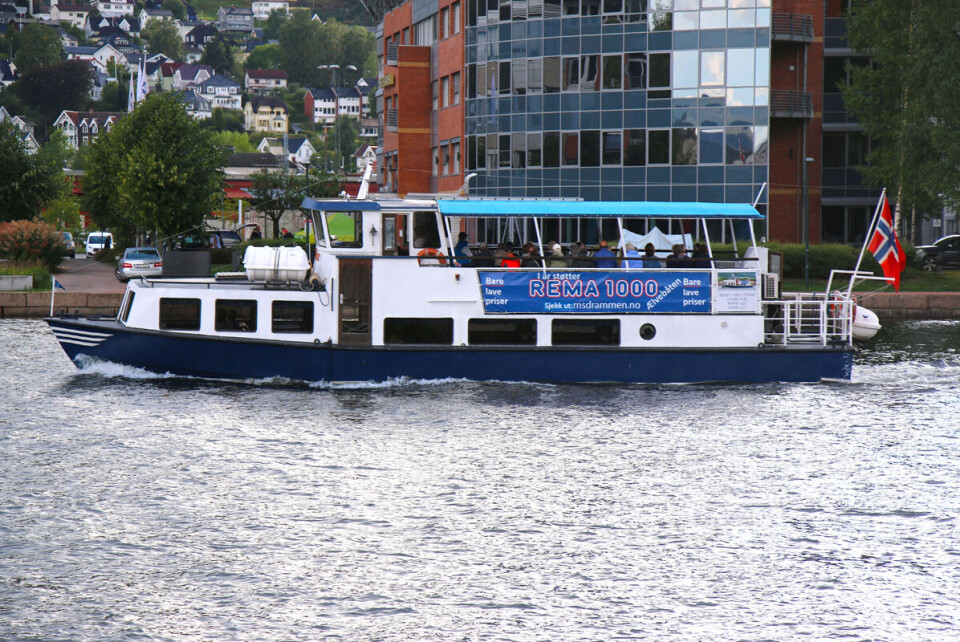 MS DRAMMEN: Det kjøres cruise tur/retur Blaa Aften førstkommende lørdag.