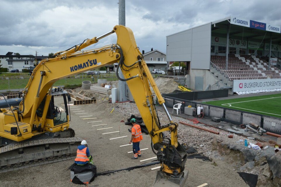 Mjøndalen får ny stadion-inngang