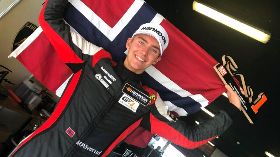 Klasseseier for Marcus Påverud i Lamborghini-debut