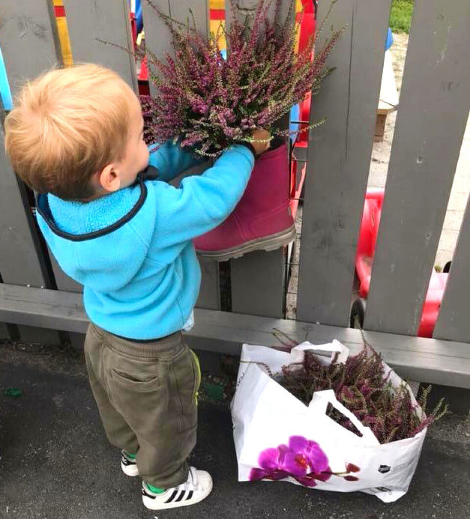 0-3 ÅR: Etter fylte tre år går barna i Åskollen familiebarnehage over til en samarbeidsbarnehage.