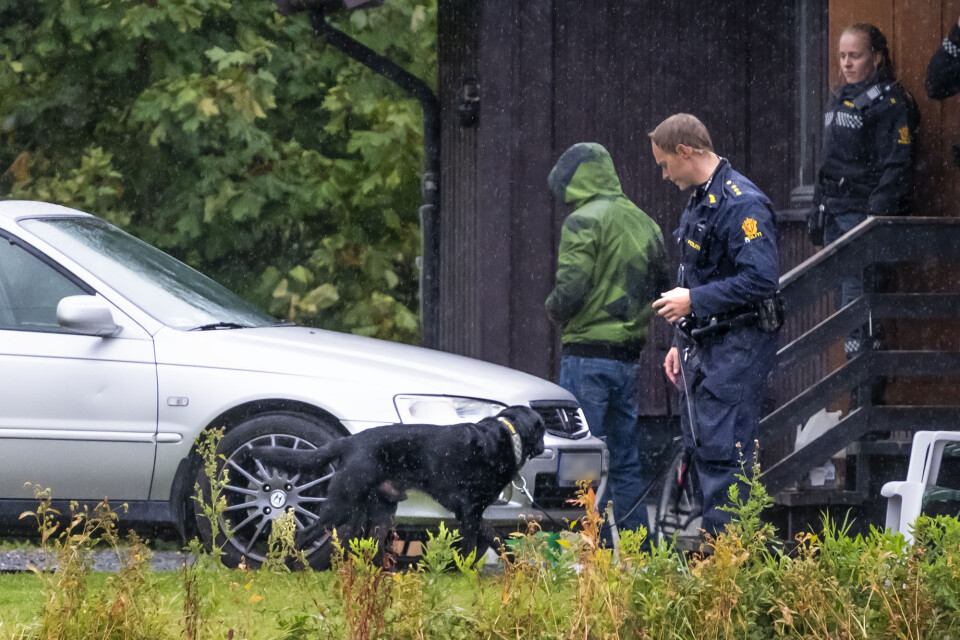 Snokende polakker narko-tatt: Lier-bolig ransaket av politiet