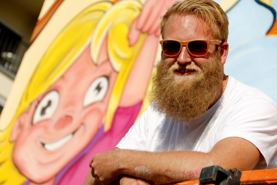 PRIMUS MOTOR: Eric Ness Christiansen leder Ugangprosjektet og har en finger med i det meste som rører seg på graffiti-fronten i Drammen. (ARKIVFOTO: ALEXANDER JANSEN / DRM24)