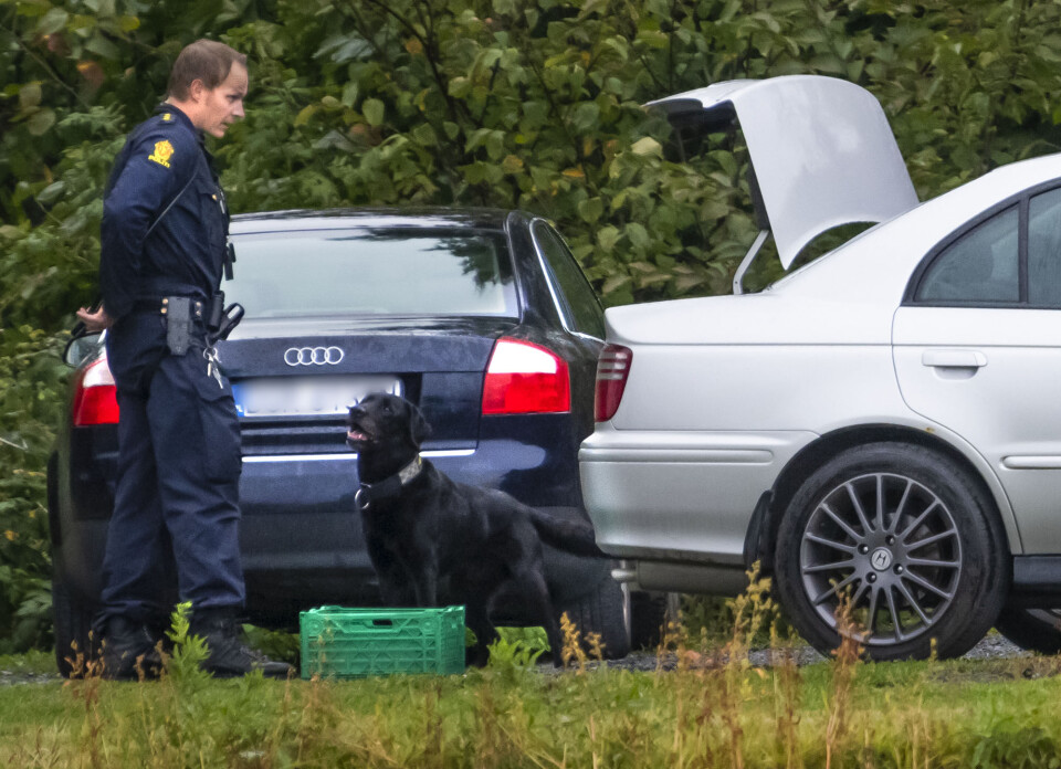 Snokende polakker narko-tatt: Lier-bolig ransaket av politiet