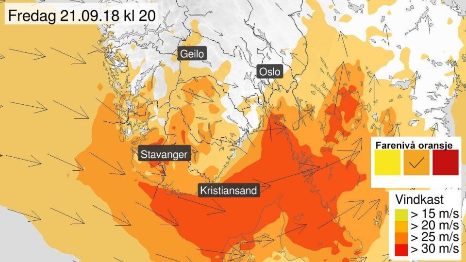 Nå kommer stormen - sikre løse gjenstander
