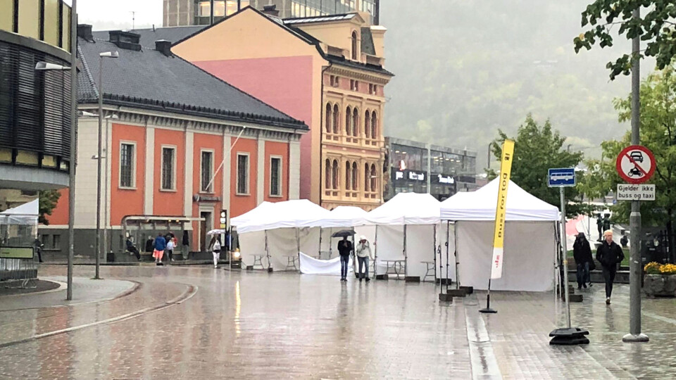 Uvær fører til nattlig rigging av Globusfestivalen