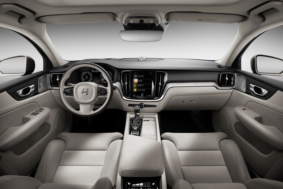 Volvo er flinke på førerplasser. Slik er det også i nye V60.LES OGSÅ: Volvo V90: Premium god som noen!