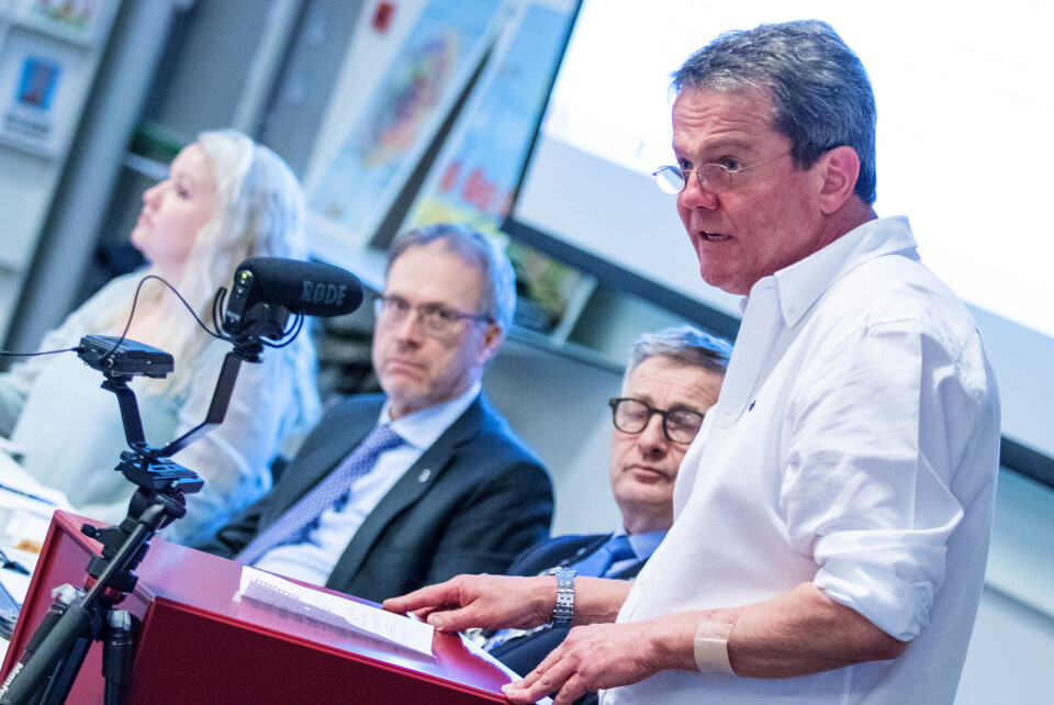 ULF ERIK KNUDSEN: Et kjent fjes fra både riks- og lokalpolitikken. (FOTO: ALEXANDER JANSEN / DRM24)