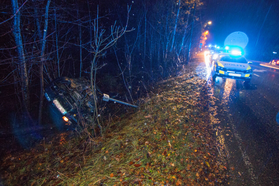 Dro av veien med BMW-en - stakk fra stedet, men angret seg