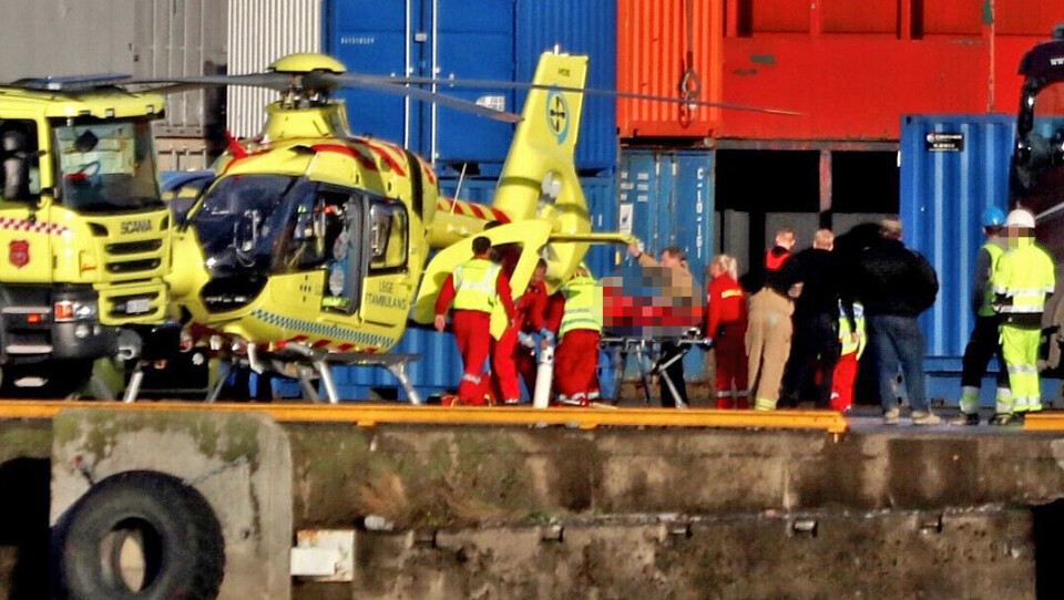 Mann døde etter arbeidsulykke på havna i Drammen