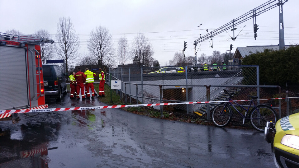 Mann omkom etter å ha blitt påkjørt av toget på Sørlandsbanen