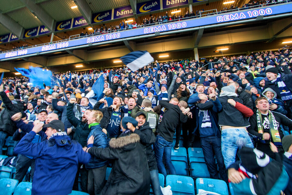 I LEDELSEN: 1-0-scoringen til Mos sendte Godset-svingen til himmels.