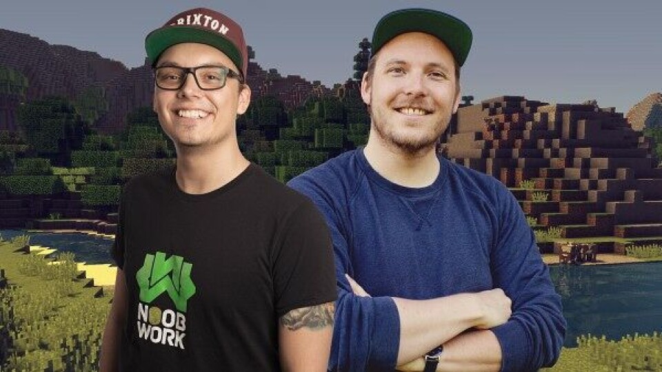 PROGRAMLEDERE: Joachim «Noobwork» Haraldsen og NRK-programleder Niklas Baarli står bak «Ingame». (FOTO: INGAME)