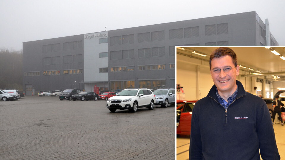 VERDENS STØRSTE: Gigantanlegget på Follestad i Røyken har lagt grunnlaget for veksten, sier adm. direktør Lars Borger Hansen.