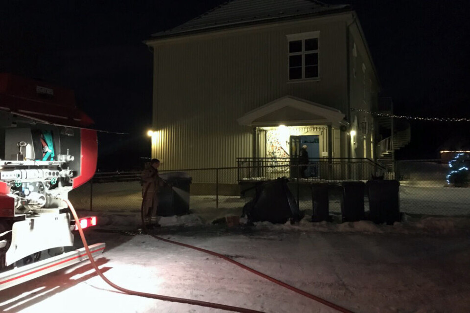Politiet mistenker serie av søppelbranner er påsatt