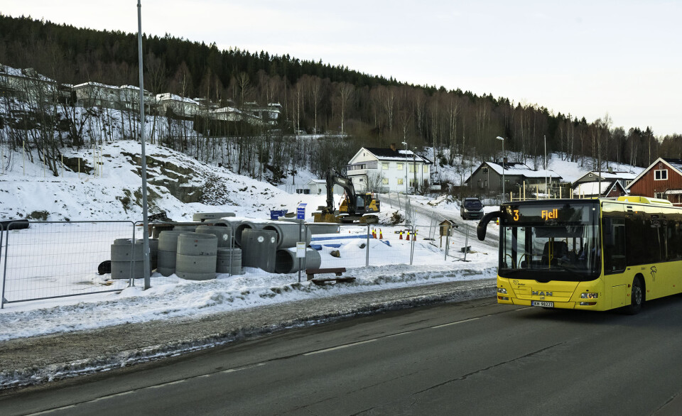 Tverrslag og massetransport ved Austadveien blir en utfordring/belastning når hovedarbeidene på tunnel starter til høsten.
