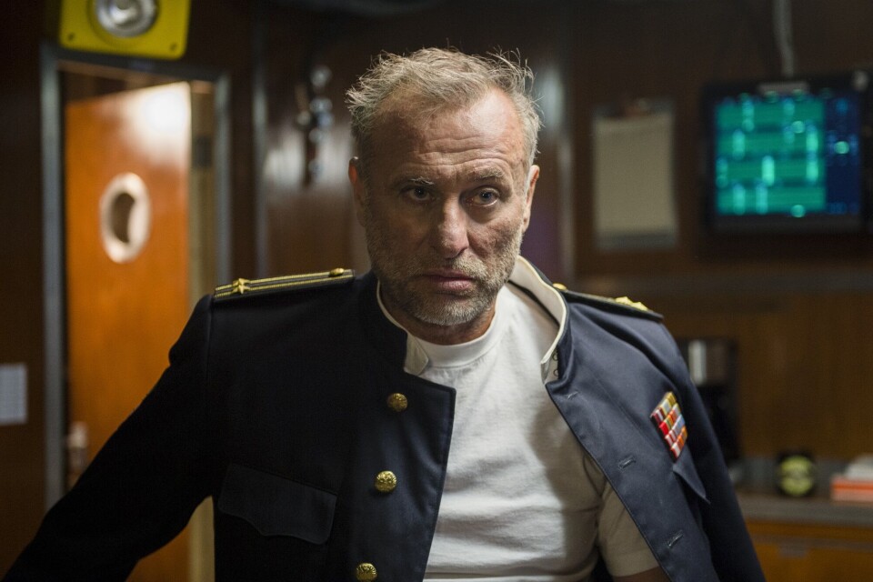 EN AV SINE SISTE ROLLER: Den russiske ubåtkapteinen Andropov spilles av svenske Michael Nyqvist, som dessverre gikk bort så altfor tidlig i 2017, i en alder av 56 år.