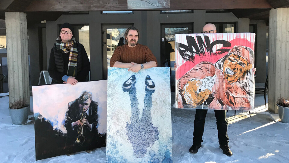«Tre menn» inviterer maskulin kunstutstilling