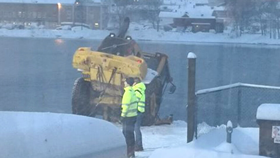 Snødumping i elva gikk ikke som planlagt