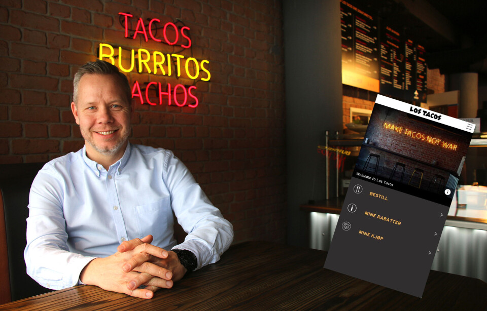 FORNØYD: 15. november så Los Tacos Drammen dagens lys, og administrerende direktør Ørnulf Bagle er fornøyd med veksten her.