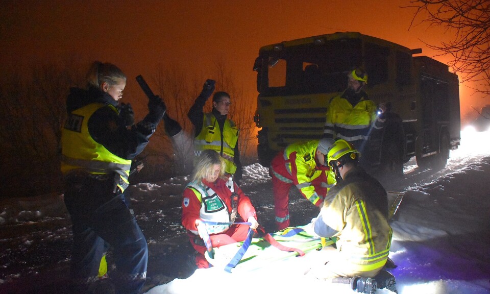 Kvinne reddet ned fra fjellhylle etter dramatisk redningsaksjon