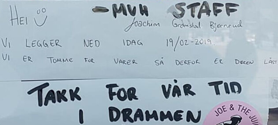 Kroken på døra for Joe & The Juice i Drammen