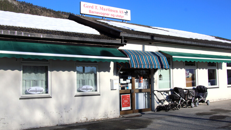 SOLBERGMOEN: Her åpnet Gerd Martinsen butikk i 1984 - og de har kommet for å bli.