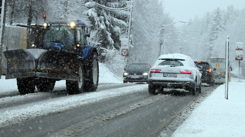KJENT SYN? Konnerud ligger an til å få 32 cm snø fordelt på to dager denne uken.