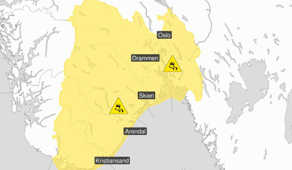OBS: Nå blir det kaldt, vått og glatt!