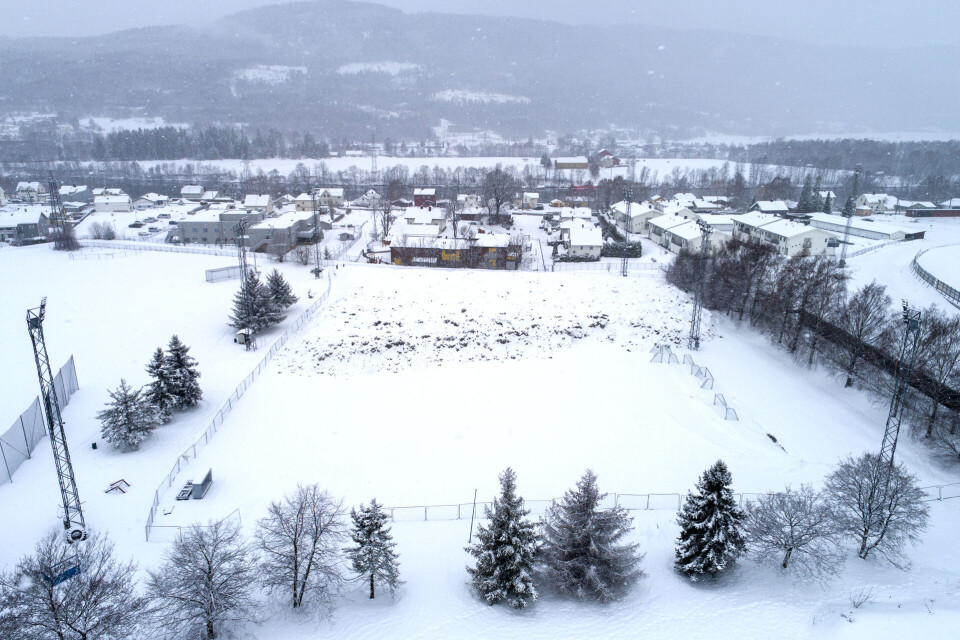 SNØDEPONI: Det er nok av plass på Kommunens snødeponi.