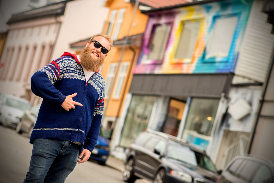 NYTT PROSJEKT: Eric Ness Christiansen har pusset opp gamle Galleri Athene til å bli landets første streetart-museum og galleri med egne verker.