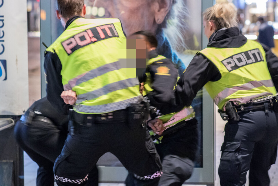 Bortvist mann gikk berserk - måtte bæres inn i politibilen