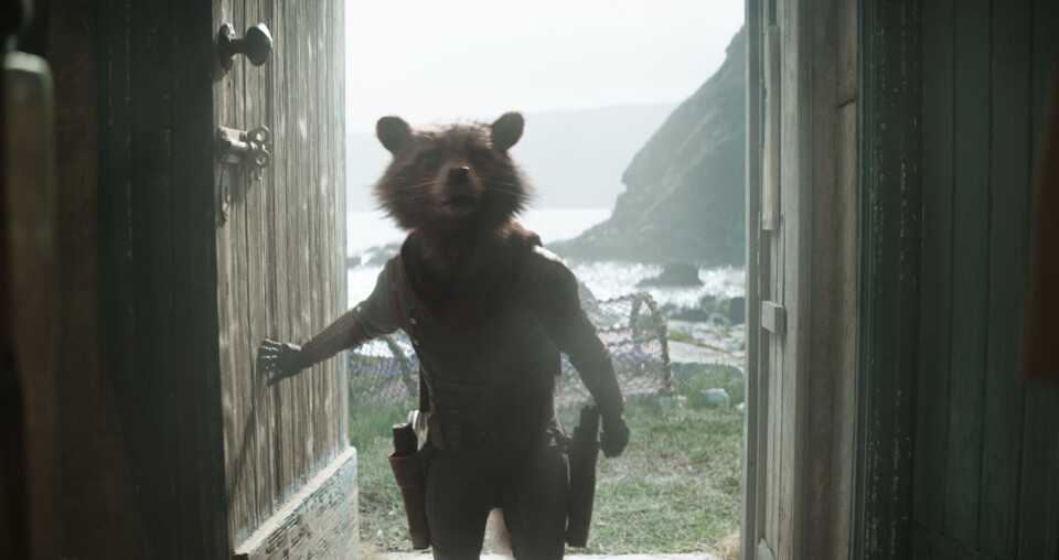 NOEN DER?: Vaskebjørnen Rocket er eneste gjenlevende fra «The Guardians of the Galaxy».
