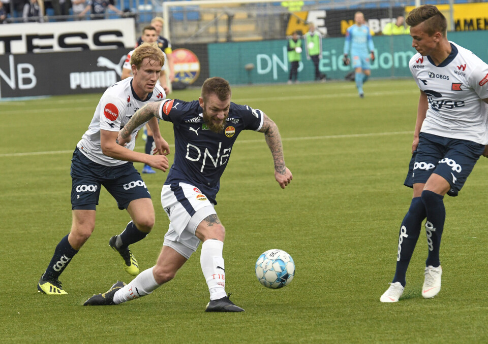 FRA START: Martin Spelaman fikk sin første kamp fra start, men ble byttet ut etter 78 minutter. Det var ingen ting å si på innsatsen til dansken.