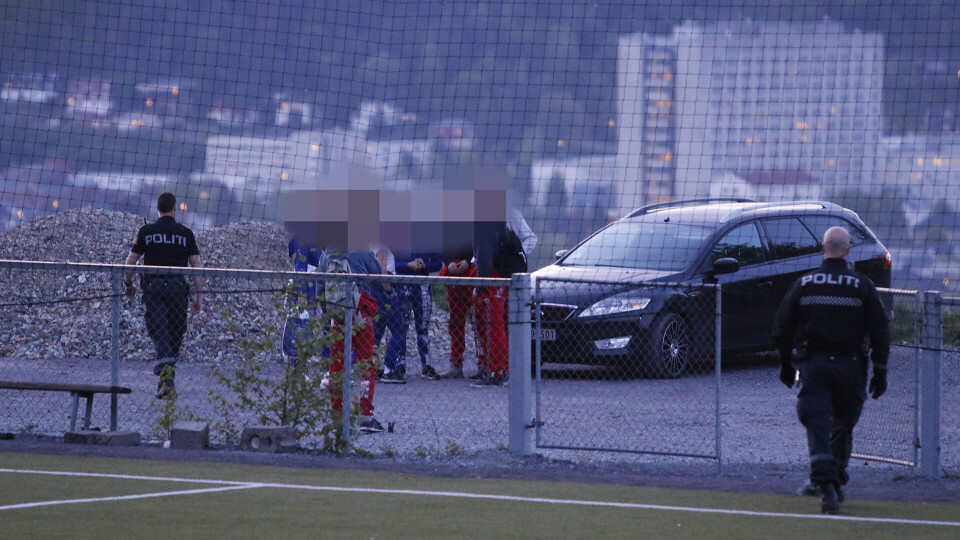 Russebråk på Drafnkollen