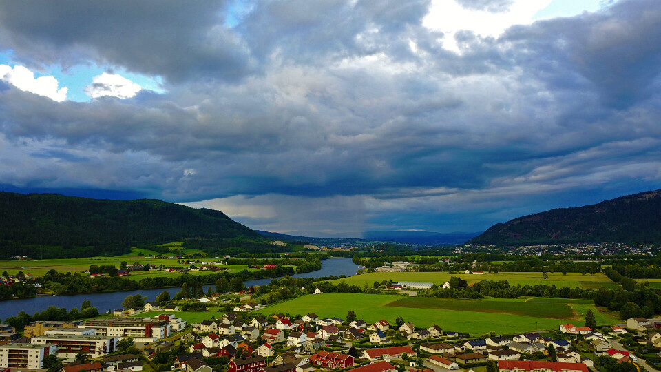 Venter «tropisk storm» over Drammen torsdag ettermiddag