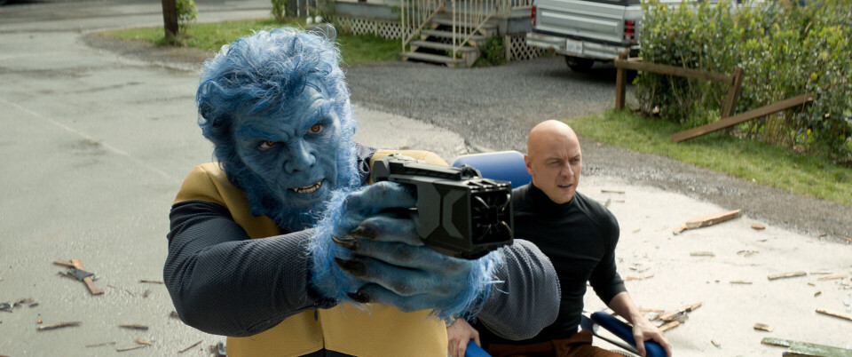 THE BEAST: Mutantene med The Beast (Nicholas Hoult) og professor Charles Xavier (James McAvoy) gjør sitt for å redde verden
