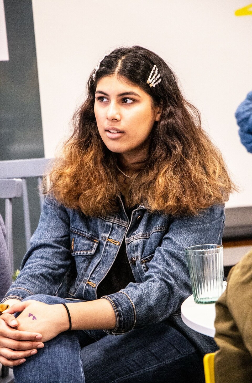 TAKKNEMLIG: Zoha Fazal Mahmood synes det er flott å ha en sjef hun føler seg trygg på, da hun synes en av de andre arbeidsgiverne virket litt skummel.