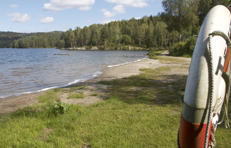 HAGATJERN: Største utfordring er å legge ledningen i Hagatjern, opplyser Dag-Runar Hansen i Glitre.