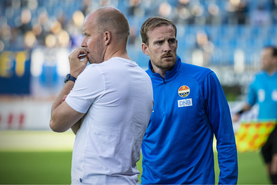 LEDER TROLIG LAGET I SESONGOPPKJØRINGEN: Assistenttrener Håkon Wibe Lund.LES OGSÅ: Strømsgodset: - Henrik Pedersen får fortsette i jobben